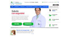 Desktop Screenshot of clinicasudoracion.com